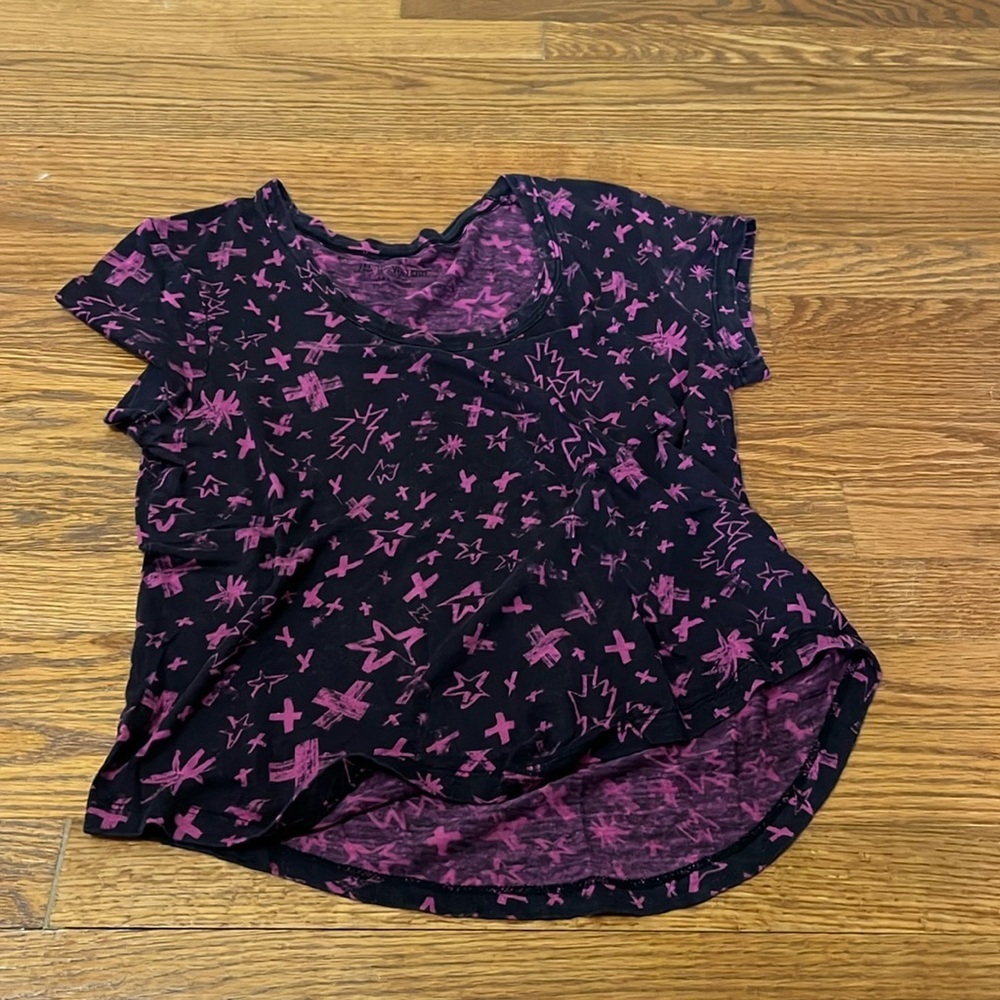Zadig & Voltaire Women’s Pink And Black T-Shirt Size XS